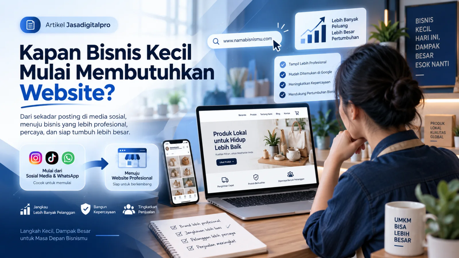 Kapan Bisnis Kecil Mulai Membutuhkan Website?