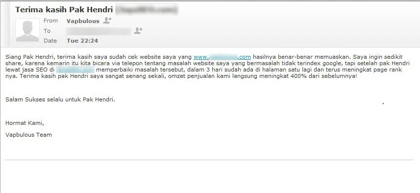 Testimonial SEO